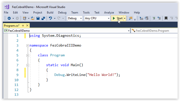 Hello World Program