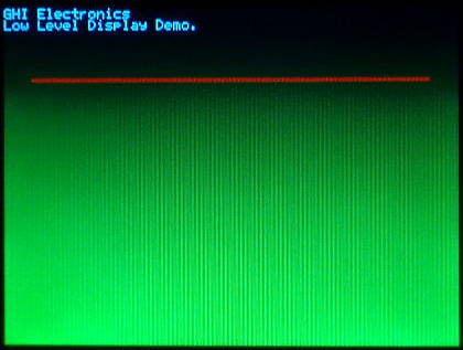 Low Level Display Sample