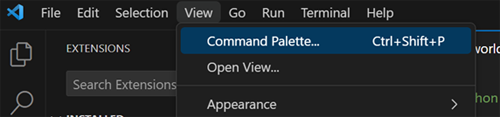 Command Palette